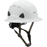 Casque Fibre Metal de style escalade avec bordure compl&egrave;te, R&eacute;pond aux normes CSA type 2, Suspension Rochet, Ventil&eacute; O-Max