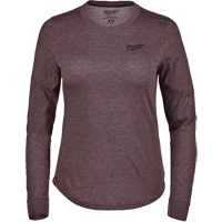 FREEFLEX Long-Sleeve Hybrid T-Shirt, Women's, X-Small, Purple O-Max