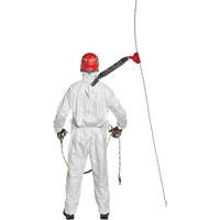 Harness-Compatible Disposable Coverall, Small, White, Tyvek&reg; 500 O-Max