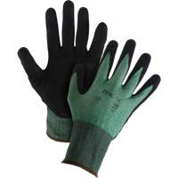 Lightweight High-Dexterity Cut-Resistant Gloves, Size 8, 21 Gauge, Foam Nitrile Coated, Stainless Steel/HPPE Shell, ASTM ANSI Level A3 O-Max