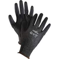 Eco-Friendly Lightweight High-Dexterity Cut-Resistant Gloves, Size 8, 21 Gauge, Foam Nitrile Coated, Stainless Steel/HPPE/RPET Shell, ASTM ANSI Level A5 O-Max