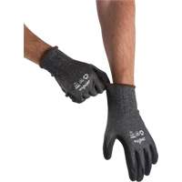 Eco-Friendly Lightweight High-Dexterity Cut-Resistant Gloves, Size 8, 21 Gauge, Foam Nitrile Coated, Stainless Steel/HPPE/RPET Shell, ASTM ANSI Level A5 O-Max