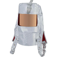 Heat Reflective Hood with Clear Gold Window O-Max