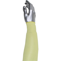 Kut Gard&reg; Single-Ply Cut-Resistant Sleeve, Aramid/ATA&reg;, 10", ASTM ANSI Level A4, Yellow O-Max