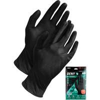 Gants jetables Deny, Petit, Nitrile, 6 mils, Sans poudre, Noir O-Max
