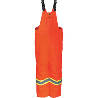 Heavy-Duty FR-Treated Journeyman 300D Trilobal Rip-Stop Coveralls, Polyester, Small, High Visibility Orange O-Max