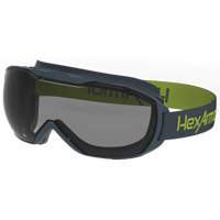 MX500 Safety Goggles, Grey Lens, Anti-Fog/Anti-Scratch, Indirect Vent O-Max