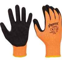 Gants r&eacute;sistants &agrave; la coupe compatibles avec les &eacute;crans tactiles, Taille Petit, Calibre 13, Rev&ecirc;tement Nitrile, Enveloppe en Polyester/PEHP, ASTM ANSI niveau A5 O-Max