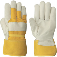 Gants isol&eacute;s en cuir fleur de vache pour femmes, Taille unique, Paume en Cuir fleur de vache, Doublure en Molleton O-Max