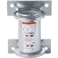 DBI-SALA&reg; Confined Space Wall Mount Base, Galvanized O-Max