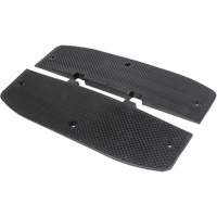 Embouts d'extr&eacute;mit&eacute;s pour bosse de d&eacute;c&eacute;l&eacute;ration, Caoutchouc, 2' lo x 16" la x 1-1/4" h O-Max
