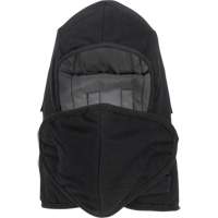 Pioneer 766A Flame-Resistant Quilted Hard Hat Liner with Detachable Mouthpiece, Black/Grey, Cotton/FR-Tech&reg;/Modacrylic/Nylon O-Max