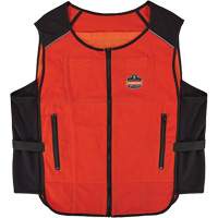 Veste de refroidissement &agrave; changement de phase l&eacute;g&egrave;re Chill-Its 6255 (veste seulement), Petit/Moyen, Orange O-Max