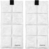 Veste de refroidissement &agrave; changement de phase l&eacute;g&egrave;re avec sachets de recharge Chill-Its 6260, Petit/Moyen, Orange O-Max
