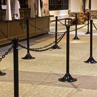 Chaîne de barri&egrave;re en plastique, Vert O-Max