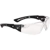 Rush+ Small BSSI Safety Glasses, Clear Lens, Anti-Fog/Anti-Scratch, ANSI Z87+ O-Max