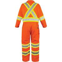 Combinaison non doubl&eacute;e haute visibilit&eacute;, Petit, Orange haute visibilit&eacute; O-Max