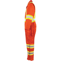 Combinaison non doubl&eacute;e haute visibilit&eacute;, Petit, Orange haute visibilit&eacute; O-Max