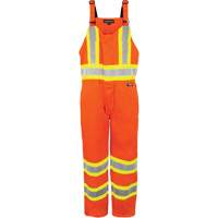 Salopette non doubl&eacute;e haute visibilit&eacute;, T-petit, Orange haute visibilit&eacute; O-Max