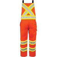 Salopette non doubl&eacute;e haute visibilit&eacute;, T-petit, Orange haute visibilit&eacute; O-Max