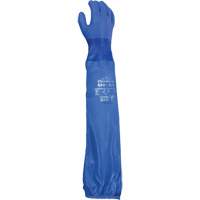 690 Chemical-Resistant Gloves, Size Medium/8, 26" L, Cotton/PVC O-Max