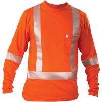 T-shirt &agrave; manches longues, Petit, Orange O-Max
