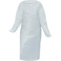 Blouse CoverMe avec passe-pouces, Taille unique, Blanc, Poly&eacute;thyl&egrave;ne O-Max