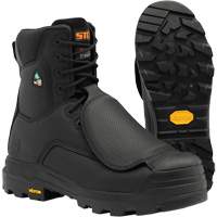 Bottes de travail Vulcan avec protecteur m&eacute;tatarsien &agrave; l'ext&eacute;rieur, Cuir, Taille 5, Imperm&eacute;able O-Max