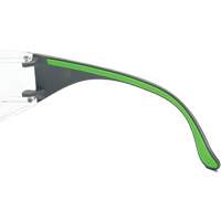 Lunettes de s&eacute;curit&eacute; gris/vert Adapt Lite, Lentille Transparent, Antibu&eacute;e/Anti-&eacute;gratignures, ANSI Z87+/R&eacute;pond ou surpasse la norme CSA Z94.3 O-Max