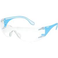 Lunettes de s&eacute;curit&eacute; bleu/blanc Adapt Lite, Lentille Transparent, Antibu&eacute;e/Anti-&eacute;gratignures, ANSI Z87+/R&eacute;pond ou surpasse la norme CSA Z94.3 O-Max