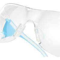 Lunettes de s&eacute;curit&eacute; bleu/blanc Adapt Lite, Lentille Transparent, Antibu&eacute;e/Anti-&eacute;gratignures, ANSI Z87+/R&eacute;pond ou surpasse la norme CSA Z94.3 O-Max