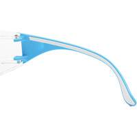 Lunettes de s&eacute;curit&eacute; bleu/blanc Adapt Lite, Lentille Transparent, Antibu&eacute;e/Anti-&eacute;gratignures, ANSI Z87+/R&eacute;pond ou surpasse la norme CSA Z94.3 O-Max