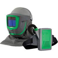 Z-Link+ syst&egrave;me APR motoris&eacute; avec cape &agrave; l'&eacute;paule & visi&egrave;re, Respirateur &agrave; masque/Masque de soudage O-Max