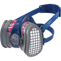 Respirateur Elipse &agrave; profil bas OV/P100 NIOSH avec filtres de rechange, &eacute;lastom&egrave;re/Thermoplastique, Petit/Moyen O-Max