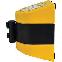 Syst&egrave;me de barri&egrave;re de s&eacute;curit&eacute; HAZLOK, Plastique, Fixation magn&eacute;tique, 30', Ruban Noir et jaune O-Max