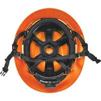 V-Gard H2&reg; Full Brim Safety Helmet, Ratchet Suspension, Non-Vented O-Max