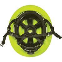 V-Gard H2&reg; Full Brim Safety Helmet, Ratchet Suspension, Non-Vented O-Max