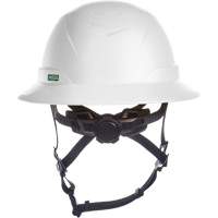 V-Gard H2&reg; Full Brim Safety Helmet, Ratchet Suspension, Non-Vented O-Max