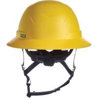 V-Gard H2&reg; Full Brim Safety Helmet, Ratchet Suspension, Non-Vented O-Max