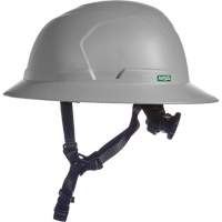 V-Gard H2&reg; Full Brim Safety Helmet, Ratchet Suspension, Non-Vented O-Max