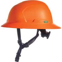 V-Gard H2&reg; Full Brim Safety Helmet, Ratchet Suspension, Non-Vented O-Max