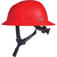 V-Gard H2&reg; Full Brim Safety Helmet, Ratchet Suspension, Non-Vented O-Max