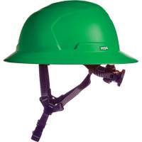 V-Gard H2&reg; Full Brim Safety Helmet, Ratchet Suspension, Non-Vented O-Max
