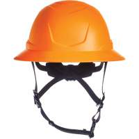 V-Gard H2&reg; Full Brim Safety Helmet, Ratchet Suspension, Non-Vented O-Max