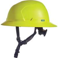 V-Gard H2&reg; Full Brim Safety Helmet, Ratchet Suspension, Non-Vented O-Max