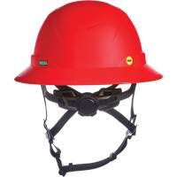 V-Gard H2&reg; Full Brim Safety Helmet with Mips&reg; Safety System, Ratchet Suspension, Non-Vented O-Max