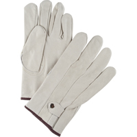 Gants de cordeur d'usage standard, Grand, Paume Cuir fleur de vache O-Max