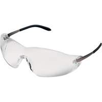 Blackjack&reg; Safety Glasses, Clear Lens, Anti-Scratch, ANSI Z87+/Meets/Exceeds CSA Z94.3 O-Max