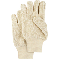 Heat-Resistant Gloves, Terry Cloth, Large, Protects Up To 200° F (93° C) O-Max