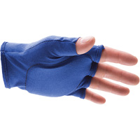 Doublures antichocs pour gants sans doigts, main droite, 6/T-petit, Paume en Synth&eacute;tique, Poignet &agrave; enfiler O-Max